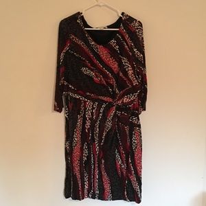 3/4 sleeve twist from dress
